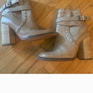 Free people block heel boot size 36 vguc